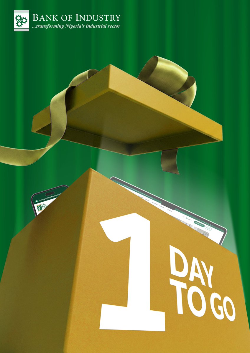 BOINigeria's tweet photo. 1 day until the big reveal! https://t.co/W2Y0FeJwpa
