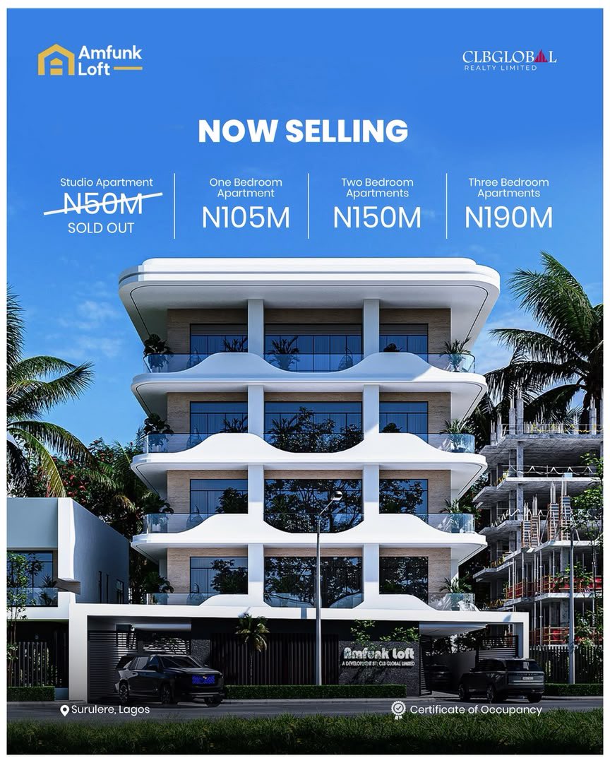 King_E_Philips's tweet photo. Own a piece of Surulere’s masterpiece

1 bed , 2 beds, 3 beds apartment only 
- 30% initial deposit 
- ⁠6 month interest free payment plan
- ⁠C of O title 

Feel free to contact me for more information. https://t.co/BlFhcwgIMD