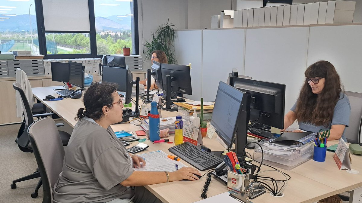 TreballGOIB's tweet photo. El Govern posarà en marxa la campanya d'inscripció per a fixos discontinus el pròxim 13 d'octubre.

El @SOIBgoib ha incorporat 28 treballadors addicionals a les seves oficines per reforçar l'atenció als usuaris. 

ℹ️ https://t.co/213uy9UyQA https://t.co/3LxpozL2BF