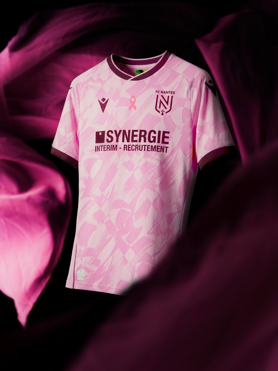 MacronSports's tweet photo. Unveiling the new @FCNantes Special 'Octobre Rose' Kit for the 2026/27 season.

Read more: https://t.co/4ARY4eUaEW

#FashionInSport #Unveilievable https://t.co/jnw6htA0OM