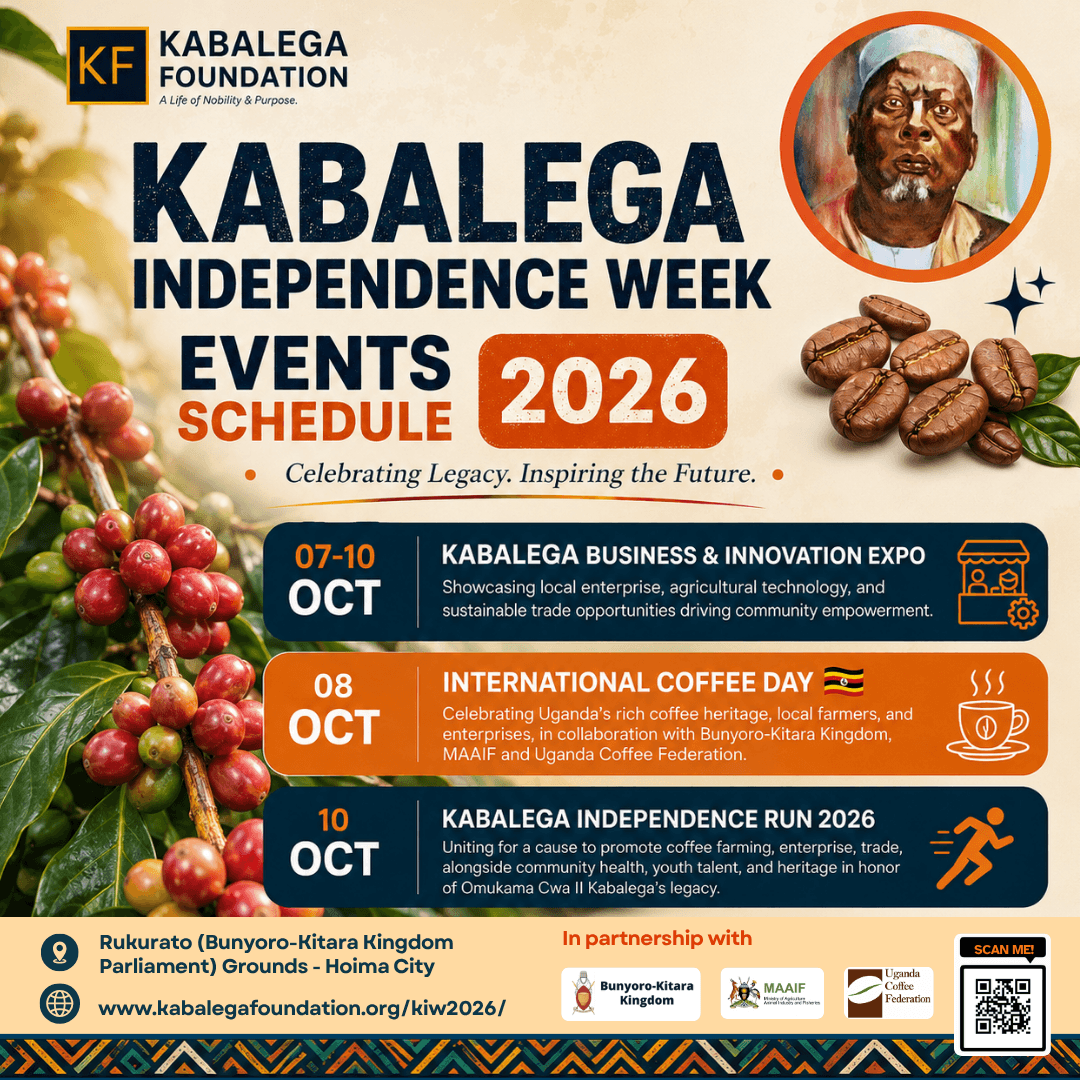 iRaymondMugume's tweet photo. The legacy of Omukama Cwa II Kabalega is a reminder of courage, resilience, self-determination, and of every generation's responsibility to build on what it inherits.

This October, we celebrate that legacy by connecting our history to today's work.

#KabalegaRun2026 #KIW2026 https://t.co/NATUkhRAXy