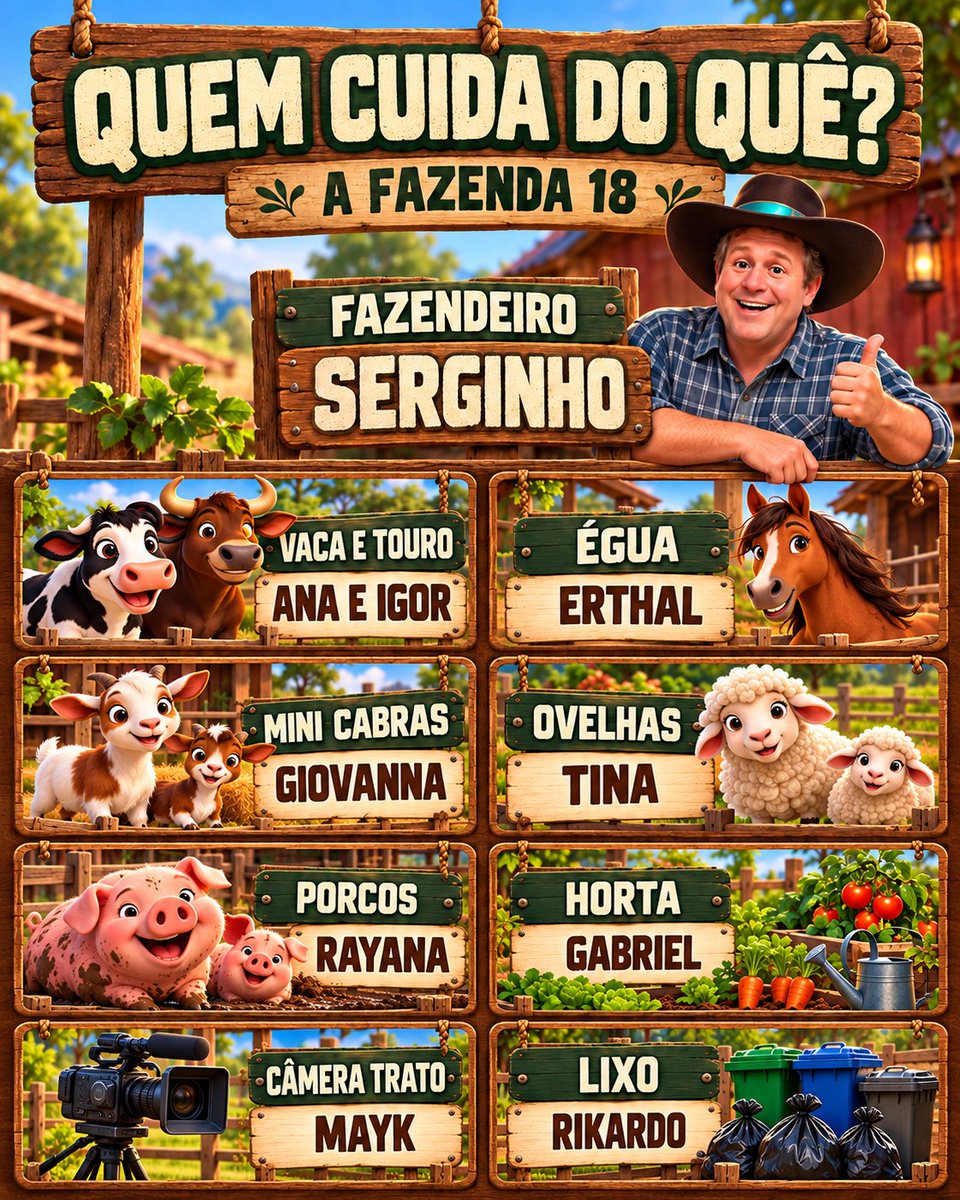 OrSchatz's tweet photo. #AFazenda18 #AFazenda #Serginho #TratoDosAnimais #RealityShow https://t.co/LvBupBf0P9