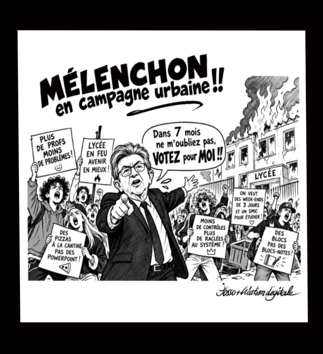 jocelynjosso's tweet photo. 🍁 Creation digitale 🌿 Josso 
👉 #melenchon #lfi
👉 #franceinsoumise
👉 #insurrection #lyceens
👉 #dessindepresse 
👉 #mobilisationlyceenne https://t.co/pAYvGcZJmF
