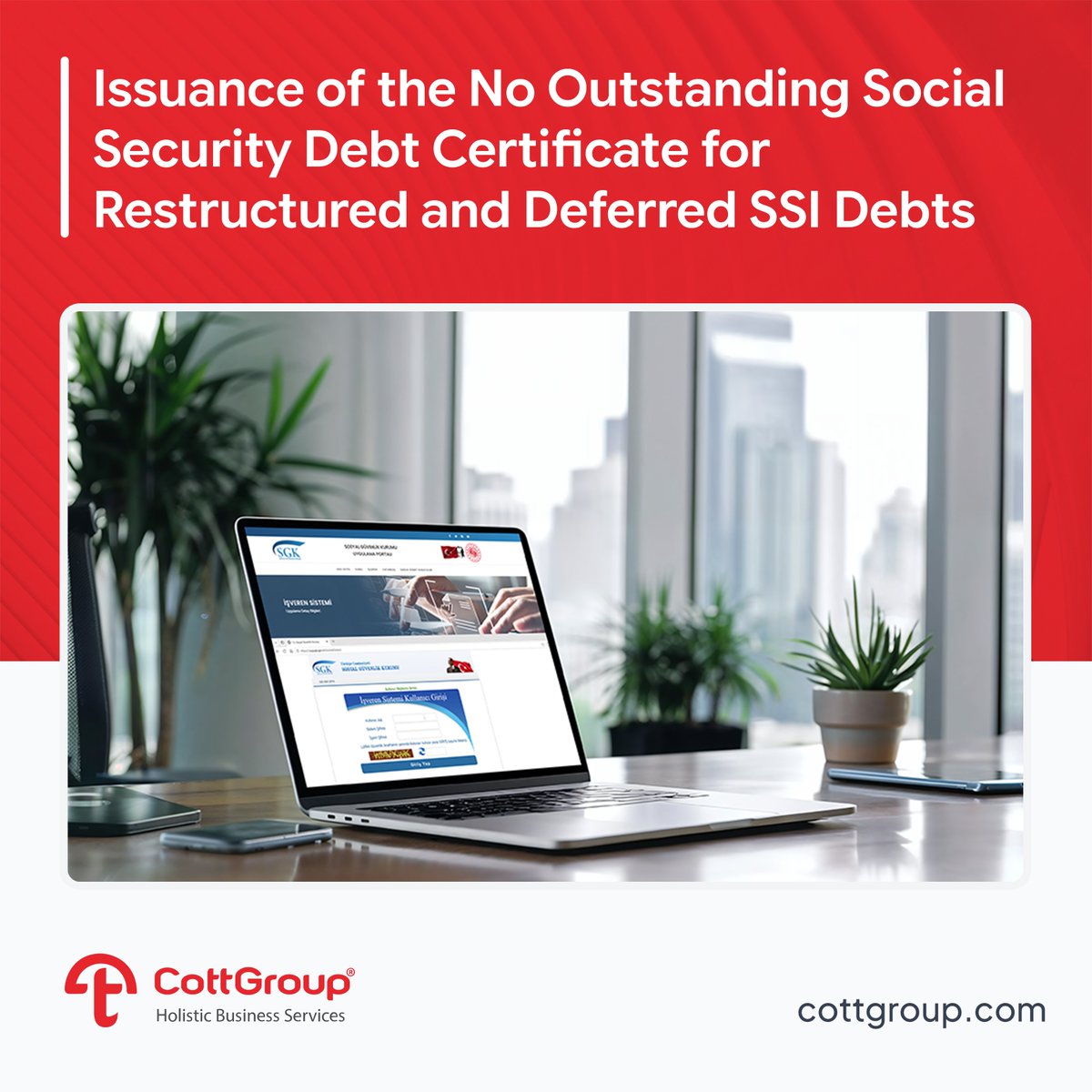 CottGroup's tweet photo. Issuance of the No Outstanding Social Security Debt Certificate for Restructured and Deferred SSI Debts
Click for further details: https://t.co/dX5RabQdVj

#SSI #nodebt #debtrestructuring #CottGroup https://t.co/7CoLEDz1bP