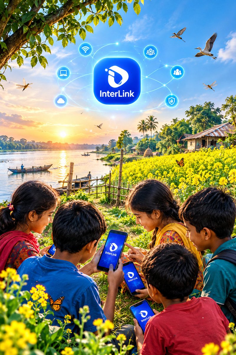 Mizanvai108260's tweet photo. 🌍💙 Connecting Rural Communities to a Digital Future with InterLink! 🚀📱
From the beauty of village life to the power of digital innovation, InterLink brings people together through technology. 🌿✨  🌐💫
#InterLink #ITLG #ITL #ITLX #DigitalFuture #VillageLife https://t.co/uxLR7Aqyam
