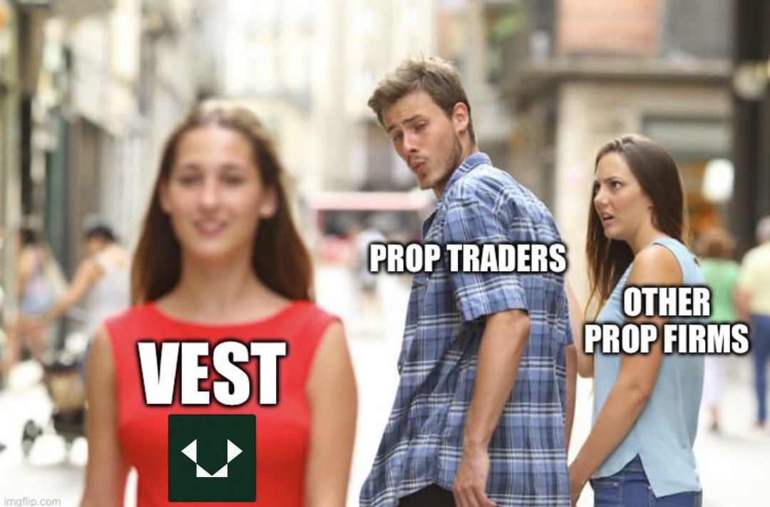 mygreenknight's tweet photo. Who wants to win free $25k Vest eval account? 

Lets select a random person and give him/her free account 🙃 https://t.co/n15Mgx33CY
