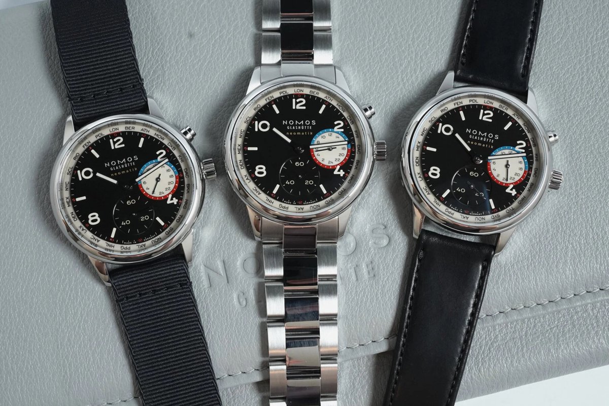 nomosglashuette's tweet photo. "The new #Nomos Club Sport Neomatik #Worldtimer Dark" @MONOCHROMEwatch 

https://t.co/v6NiQTxsTr https://t.co/47gCL2Q6fL