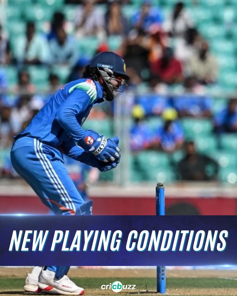 cricbuzz's tweet photo. 🚨 JUST IN 🚨
Umpires now have more leeway to decide when a ball is "finally settled".
It no longer has to be in the bowler's or keeper's hands. On the last ball of a close finish, that could decide a game. https://t.co/eCKa12zROu