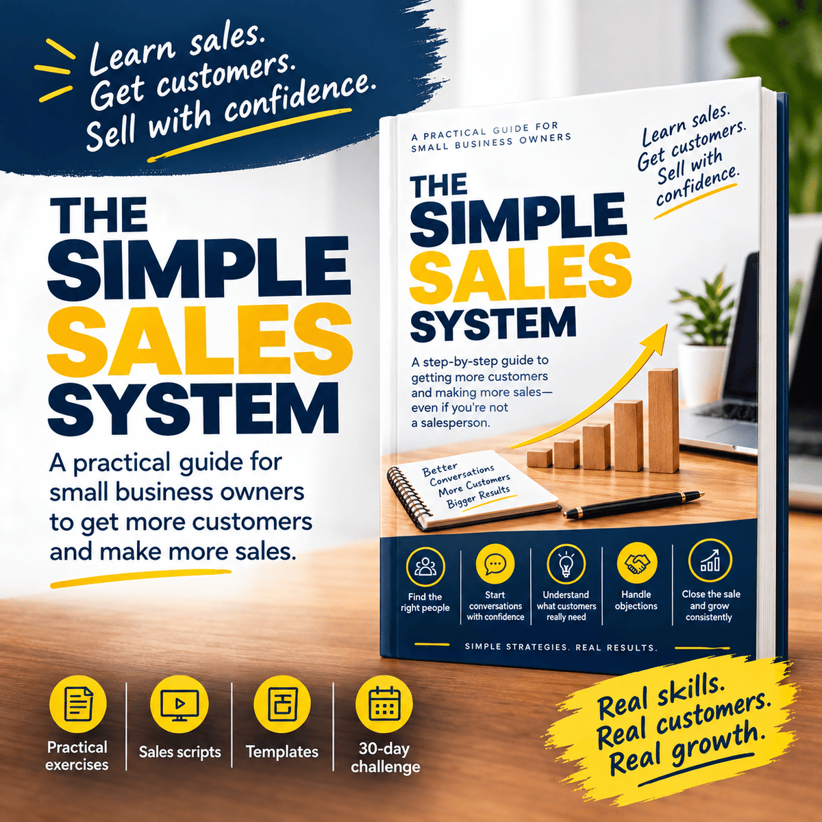 Nzage25's tweet photo. Struggling to get more customers?

💼 Learn a simple system to find prospects, start better conversations, handle objections, and close more sales.

📘 The Simple Sales System

Get it here: https://t.co/AKYDh5Y4in

#Sales #SmallBusiness https://t.co/vkKQ9yA06u