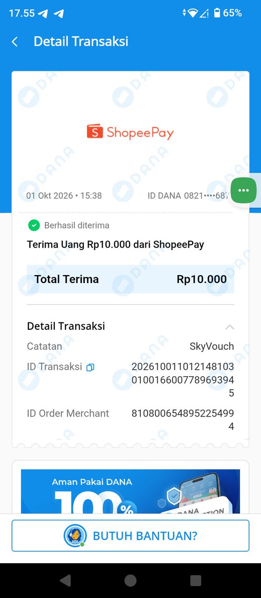 awetkimpul's tweet photo. Alhamdulillah, prize received today 🥰 Terima kasih banyak admin (https://t.co/KlPYFqvz7I) &amp; sponsor atas hadiahnya. May happiness and blessings always surround you 💕✨
#SkyVouch https://t.co/cBxHDHy2Sk