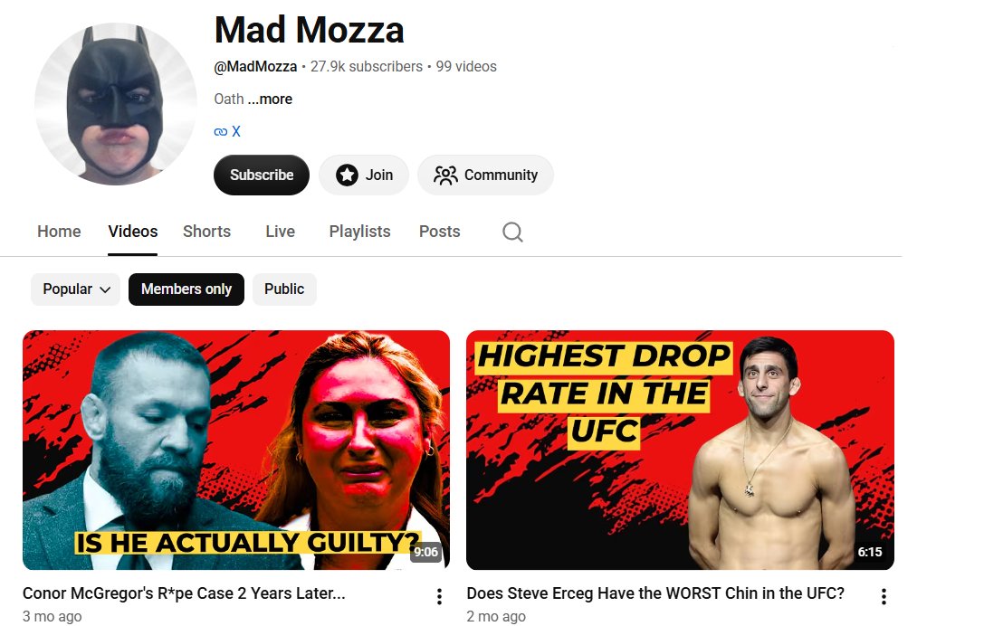 Become_Viral's tweet photo. New MMA channel started posting consistently a few months ago and is doing $16k/month https://t.co/pyQHAXgnvZ
