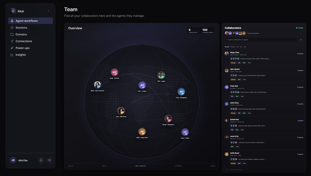 _tri's tweet photo. What we have been building internally at Deel over the last few months is easily the coolest thing I've seen so far!

We originally created Akai just to fix our own repetitive operations across Finance, HR, and Compliance. We never intended to make it a product, but it helped us add $140M in ARR in 90 days without new hires, so launching it publicly was a no-brainer.

The best part is how it handles work. Instead of writing complex API integrations, you just record your screen doing the manual task. Akai captures the workflow, figures out weird edge cases, and lets you adjust steps in plain English.

Unlike standard AI coding tools where everyone builds in silos, it is built for real team collaboration. In our payment ops alone, we automated 85% of reconciliation and saved 500+ hours of manual work every week.

We are even launching it with an Automation Guarantee, where you get a full refund if we cannot automate 1,000 hours of work in your first 30 days!
