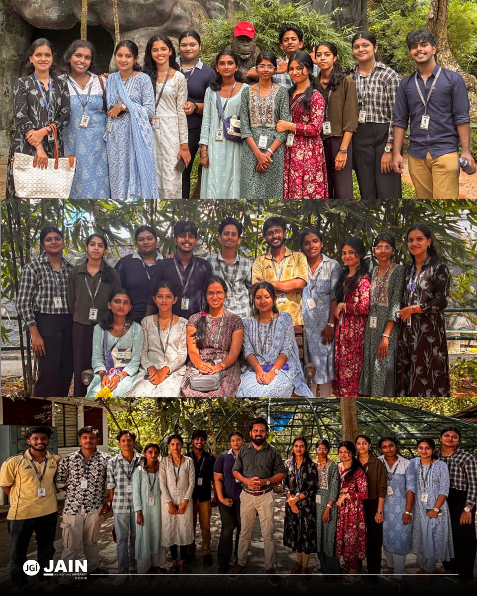 jain_kochi's tweet photo. Students of #JAINUniversityKochi, pursuing https://t.co/aJn5hF0BLZ. #AppliedForensicScience, took their learning beyond the classroom with an #AcademicVisit to Zoological Park, Thiruvananthapuram, gaining first-hand insights into fascinating world of wildlife #ForensicScience. https://t.co/qB5srIASdR