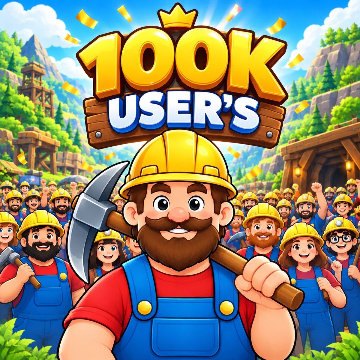 VictorsCompany's tweet photo. 📈 WE DID IT! 100,000+ USERS! THANK YOU, VIC MINERS! WE LOVE YOU ALL!

Victor's Company Community, we are thrilled to share this amazing news! In less than one week since launching our Telegram MiniApp, more than 100,000 users have joined the ecosystem and started their journey as VIC Miners. We could not be happier!

💭 The numbers speak for themselves:
- 100,000+ users and growing fast
- VIC Mining is live and thriving
- 500,000 $VIC already distributed to VIC Miners
- 200+ bot farmers banned to keep things fair
- Less than 1 week since launch

And this is just the start! More rewards, more utilities, and more exciting opportunities are on the way.

🌐 We are also working hard to protect what we are building together. We will keep monitoring activity and acting against anyone who tries to exploit the mining or referral system, because genuine members like you deserve a fair ecosystem.

🗣️ Every miner, every referral, and every new member made this possible. This is YOUR victory as much as ours, and we are so grateful to have you with us!

We are not stopping at 100K. Get ready for MiniApp improvements, ecosystem growth, and brand new features.

📍Clock in at https://t.co/4PPZwsJfT0
Your foreman career starts today!