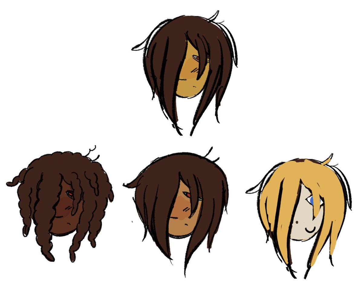 coff1n1997's tweet photo. heres how kris would look like if they were black, asian, or wh*te ^_^ https://t.co/c6dMVirEBm