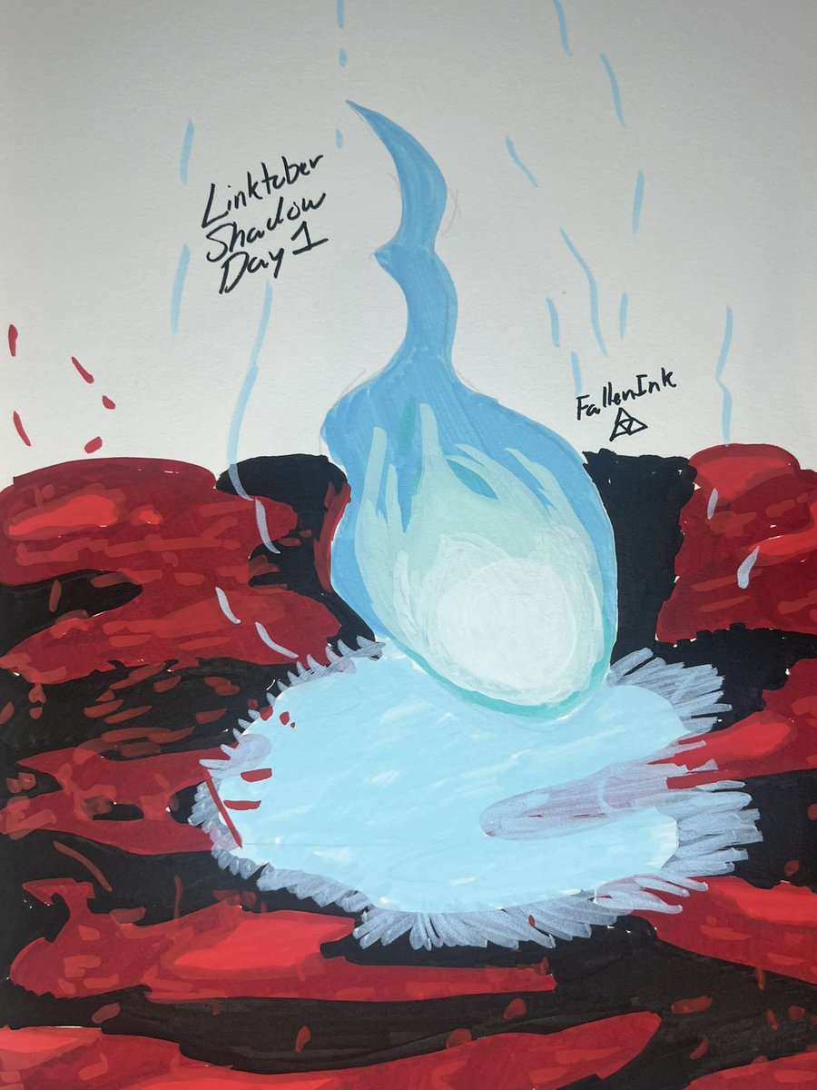 Fallen_Ink's tweet photo. Linktober Shadow Day 1: Depths. The small flicker of light within the massive underground depth is what remains of someone’s soul. #linktober #link10ber #linktober2026 #zelda #legendofzelda #nintendo #art #drawingㅤㅤ https://t.co/u9trtQm6Ri