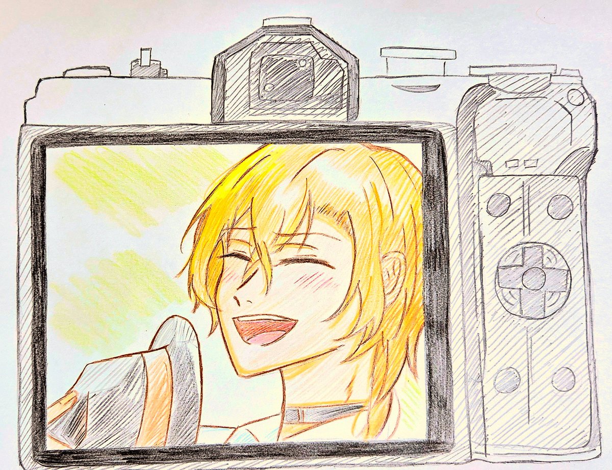 rocklockmagic's tweet photo. 二���創作のいい所は、普段見ない推しの顔が描けるところだな https://t.co/SkaOF5TGaF
