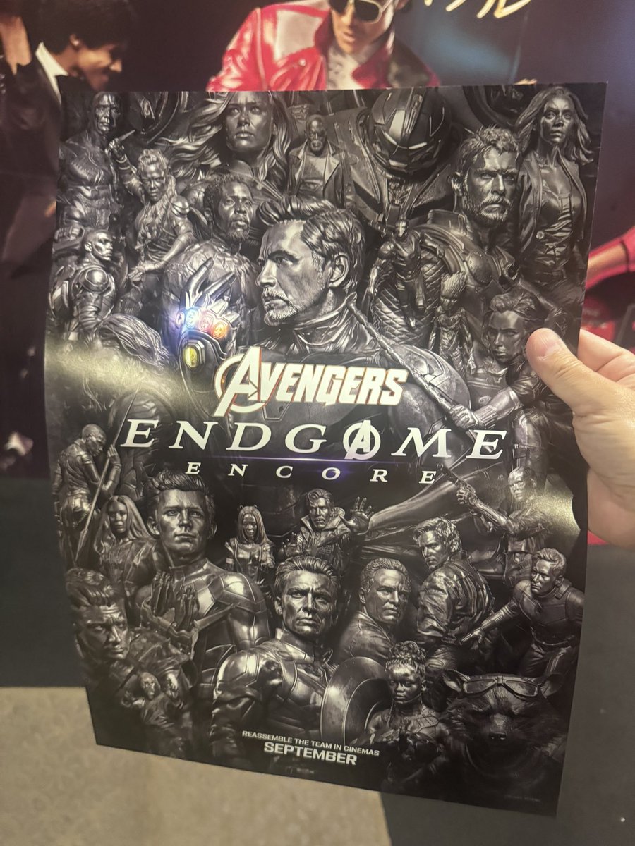 AdvancedSoft's tweet photo. marvel アベンジャーズ　エンド・ゲームアンコール😆頑張って、インフィニティビジョン版を４DXで👍
因みにインフィニティビジョン版は通常アンコール版にちょっとだけ映像が足されてます☝️

まさか、７年ぶりにエンドゲームが大スクリーンで見れるとは😆
marvel好きには至極のご褒美やね！
寝末のドゥームズデイ楽しみ
