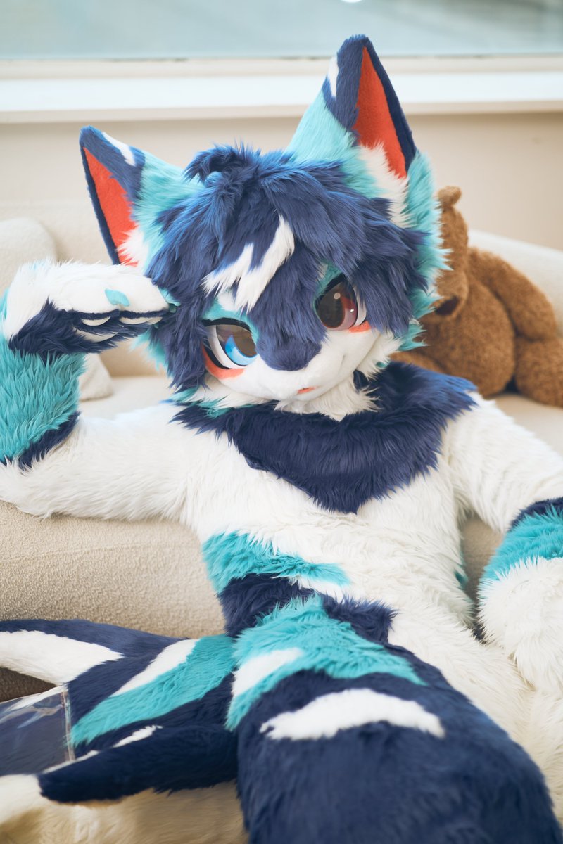 Kanisuke_'s tweet photo. 🫡

#fursuiteveryday #rukan_shark #fursuit #wwpass https://t.co/DRdyeWvjKJ