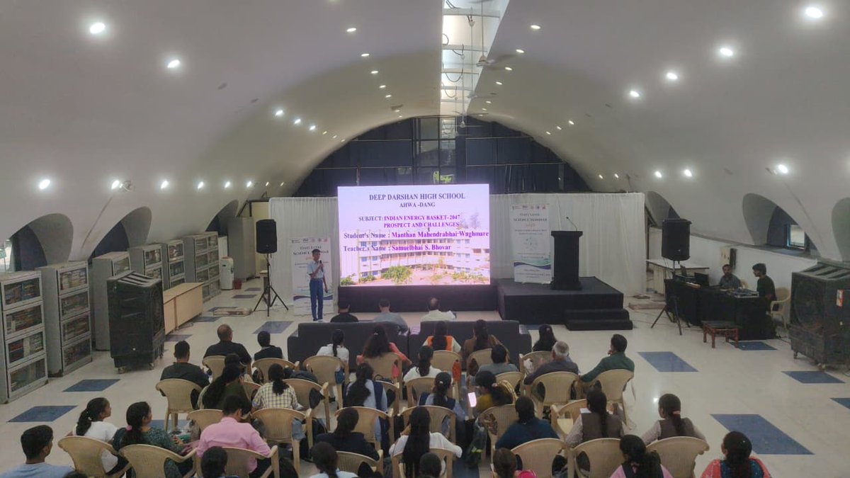 InfoGujcost's tweet photo. #NationalScienceSeminar (NSS) is an initiative of the National Council of Science Museums (#NCSM), Ministry of Culture, Govt. of India.   

#GUJCOST is the nodal agency for conducting District & State Level Science Seminars in Gujarat. State Level #NSS organized on 30th September 2026 @GujScienceCity

Heartiest congratulations to our young achievers Swara P. Patel (Gandhinagar), Dhawani Mayurbhai Vaishnani (Junagadh) and Khushi B. Patel (Anand) for their outstanding achievement on the theme “Indian Energy Basket 2047: Prospects and Challenges.”   

Among winners, Swara P. Patel will represent #Gujarat at the National Level at National Science Centre, Delhi, on 30 October 2026.   

Go ahead and #shine bright on the #national stage !