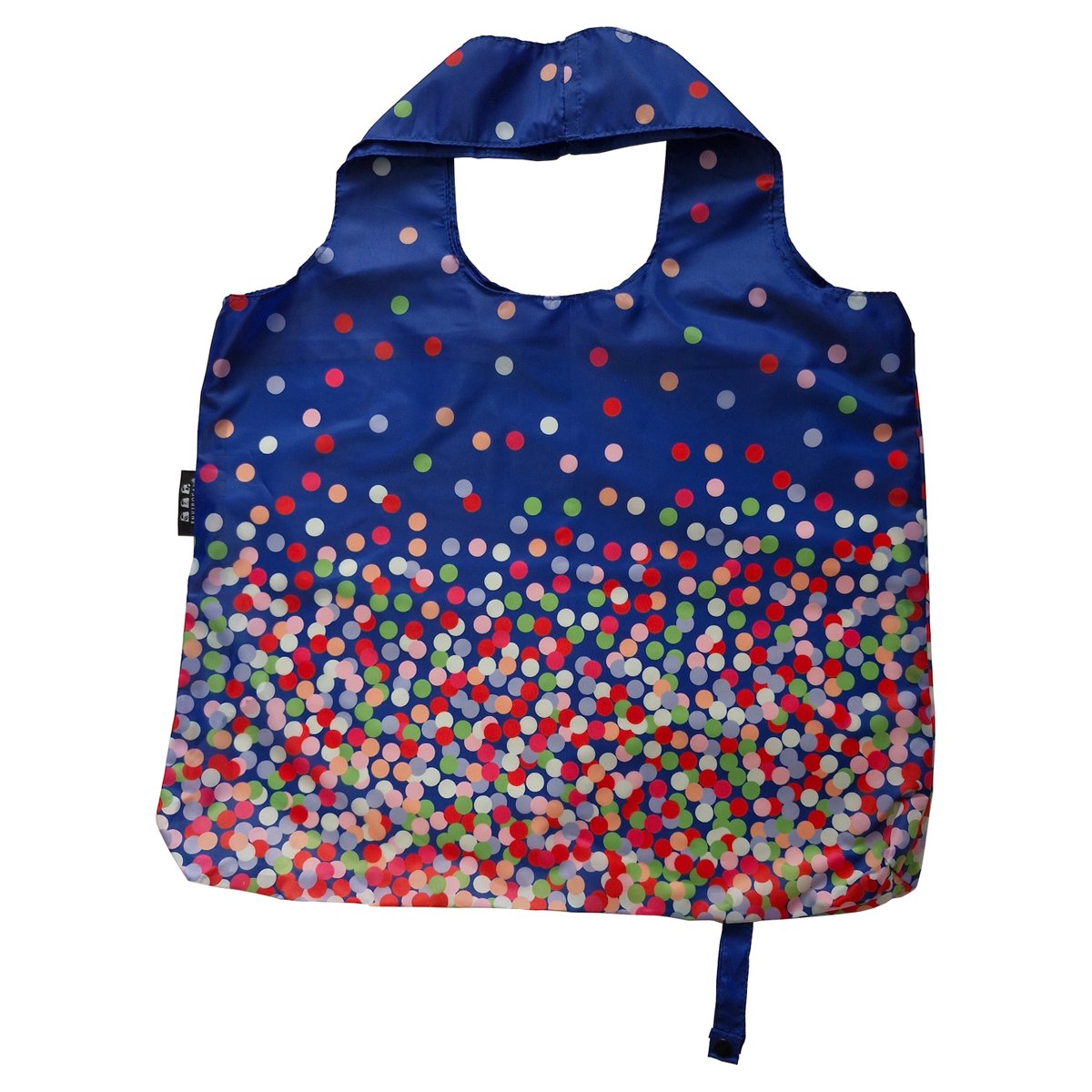 BbuysLimited's tweet photo. Envirosax roll-up reusable shoulder tote shopping bag; Optimistic bag number 2 #Envirosax #reusablebag #rollup #shoulderbag #shopping #Optimistic #Optimism #spots #dots #Blue #giftidea #giftfor #tote #bag #Bbuys https://t.co/15GVDrw8wV