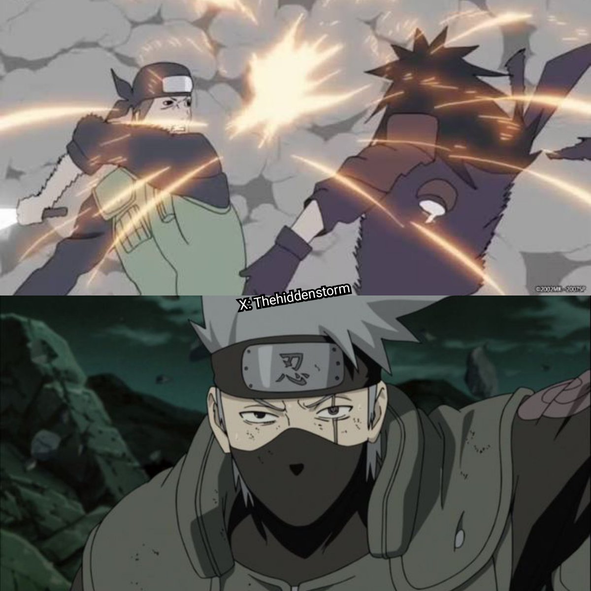 Thehiddenstorm0's tweet photo. Can we all agree that John Uzumaki is stronger than Kakashi? https://t.co/LByq8n75If