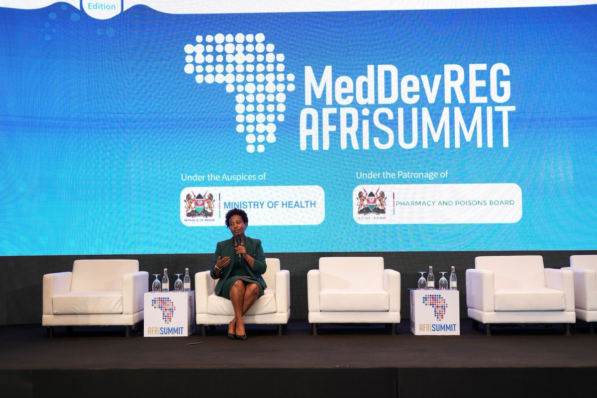 ppbkenya's tweet photo. Strengthening Medical Device Regulation Across Africa

Africa is making progress towards harmonised regulation of medical devices and in vitro diagnostic devices (IVDs), with initiatives supporting common requirements and greater reliance on trusted regulatory decisions.

At Afri Summit 2026, Dr. Pauline Wairimu, Head of Medical Devices at the Pharmacy and Poisons Board (PPB), highlighted the contribution of the AMRH Initiative, the African Medical Devices Forum and the African Medicines Agency (AMA).

She noted that regulatory fragmentation, capacity gaps and weak post-market surveillance remain challenges. Strengthening regulatory oversight, expanding digital systems, supporting local manufacturing and building sustainable regulatory capacity are essential to improving access to safe, quality-assured medical devices and IVDs across Africa.