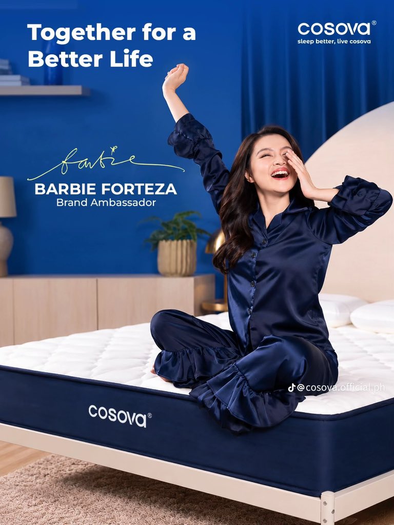 BarbieNatics's tweet photo. Kapuso Primetime Princess Barbie Forteza is officially COSOVA’s newest brand endorser ✨
#Cosova #BarbieForteza https://t.co/4uY586Gnlm