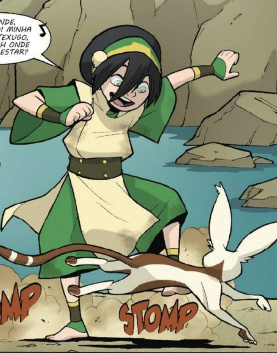 AcervoGaang's tweet photo. Toph + animais <3 https://t.co/IGdcYyGJTw