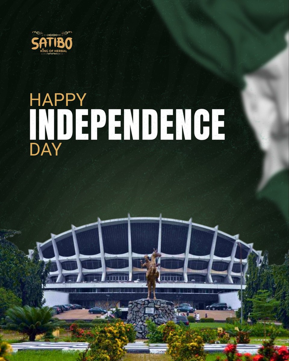 Satibo13's tweet photo. Happy Independence Day 
Stay Healthy Stay Vibrant with Satibo 
As we celebrate 66years today 
#independenceday #nigeriaindependence #tinubu #satibo #olojofestival https://t.co/QEiG38bcLC