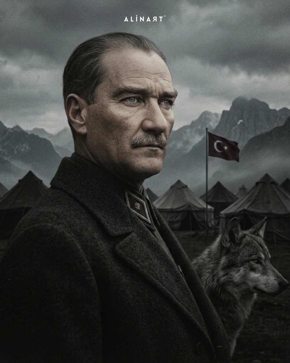 AlinartAi's tweet photo. ''Ülkeniz sizindir, Türklerindir. Bu ülke tarihte Türk’tü, bugün de Türk’tür ve sonsuza dek Türk olarak yaşayacaktır.''

- Başbuğ Atatürk https://t.co/qjphg5Pe8B