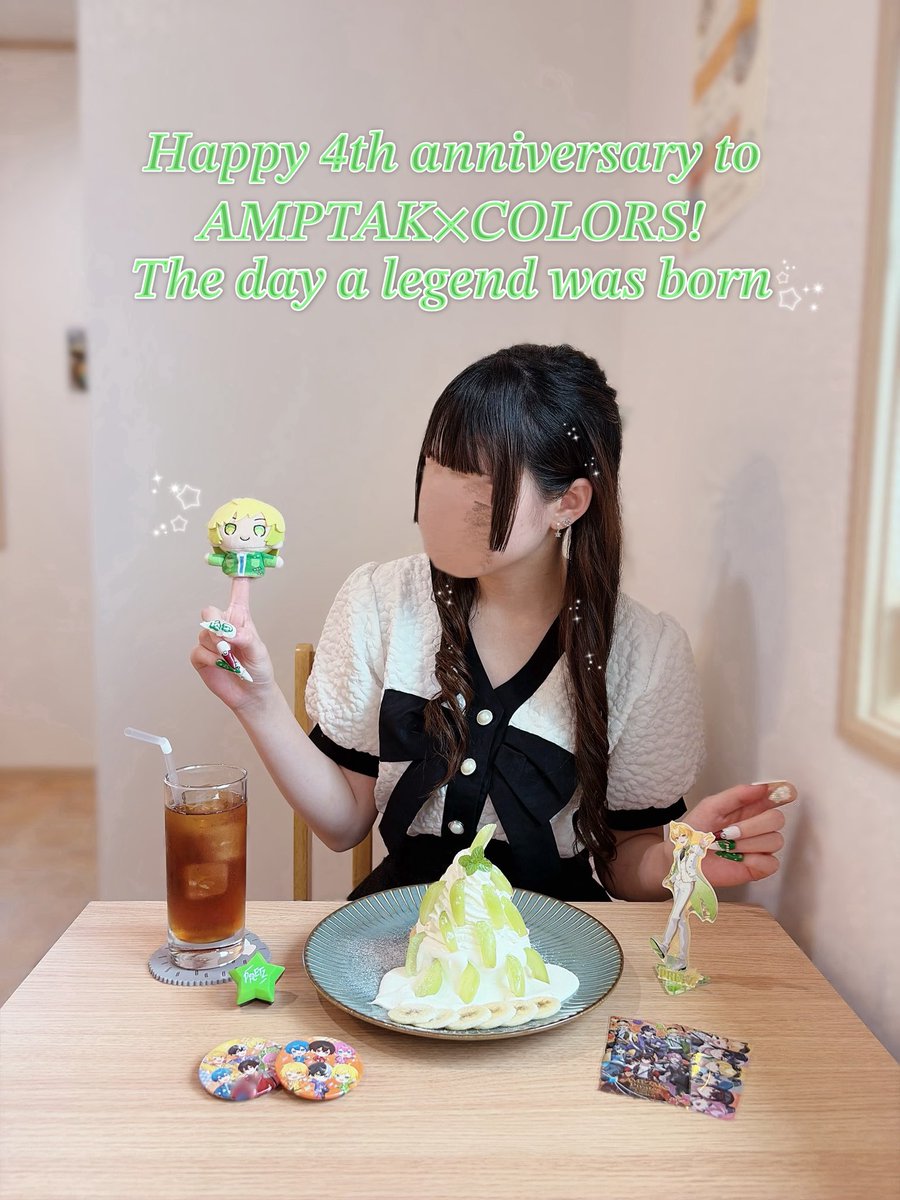 maiha2xx_'s tweet photo. .  ⋀ ,,,⋀
(　o̴̶̷̤  ̫ o̴̶̷̤)｡ ｡
 /        っ━※｡ﾟ    
 しｰJ　　　｡ﾟ｡ﾟHappy 4th Anniversary

 #アンプ4周年  #amptak4周年 https://t.co/5HeX4iX6sX