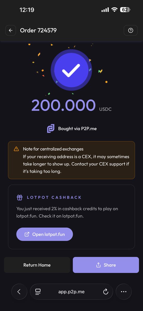 0xBabywhale5's tweet photo. People are still using CEXs to off-ramp crypto to Naira in big 2026. 🤌🤌

Then comes the same old headache:
You send the crypto.
Someone disappears with your money.
Or they send only part of the payment and you’re left deciding whether to take the L.

Why are we still doing this?

With @P2Pdotme, you can buy and sell crypto directly through a non-custodial P2P experience, without handing your funds over to a random buyer or seller.

More control with no middleman drama.

If you’re still struggling to cash out your crypto to Naira, maybe it’s time to try something different.
 👇