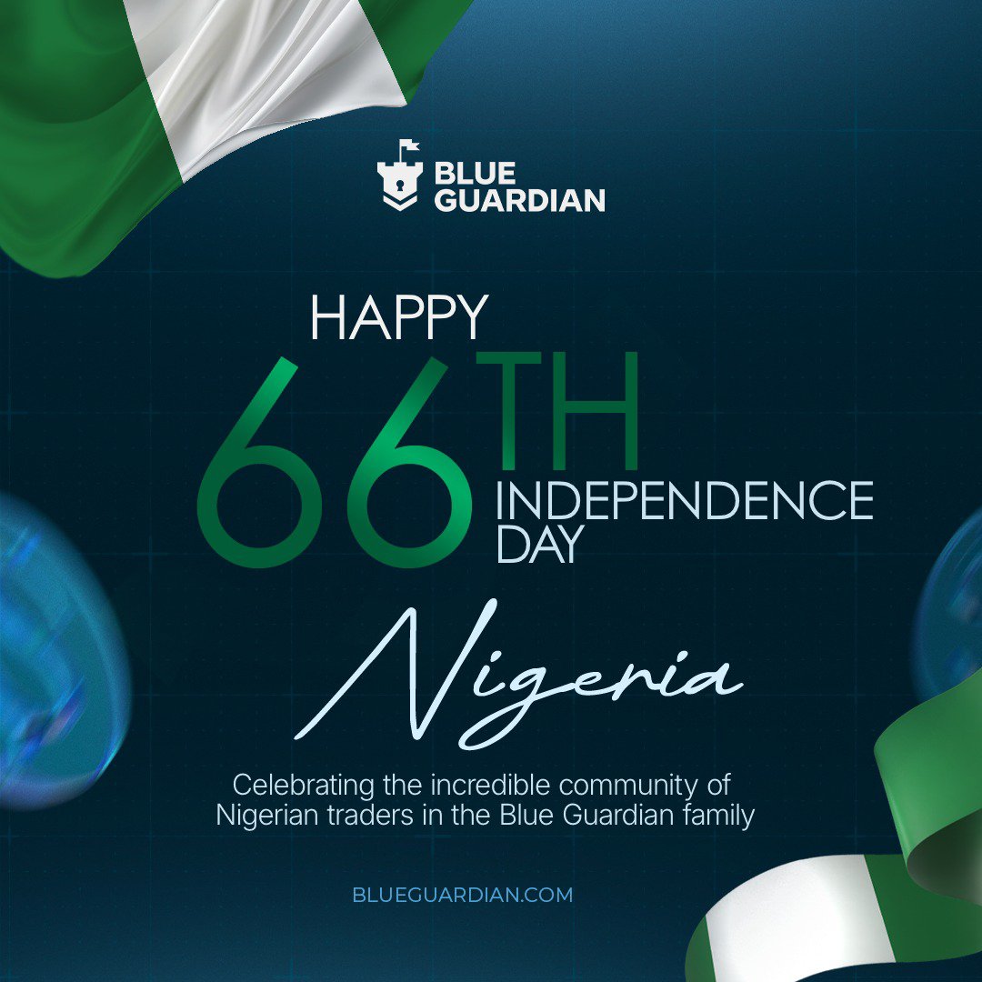 kawu_yakub95969's tweet photo. 🇳🇬 Happy 66th Independence Anniversary, Nigeria!

Celebrating our resilience, ambition, and the unstoppable Nigerian spirit. 🇳🇬

Proud to celebrate with @BlueGuardiancom  empowering traders to aim higher. 

#NigeriaAt66 #IndependenceDay https://t.co/67hdtTQcXk