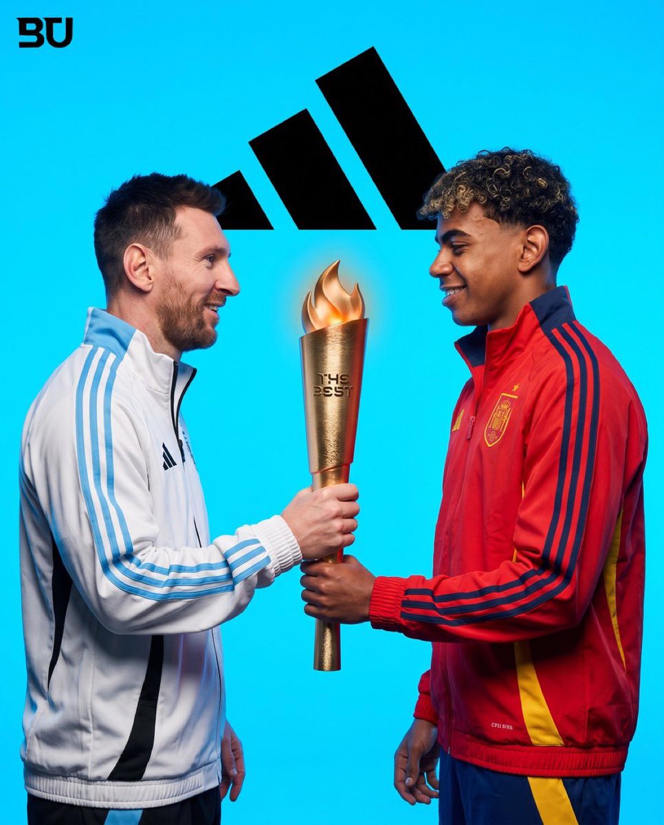 CulesBrc's tweet photo. 🚨🚨 MAJOR BREAKING: Adidas are planning a massive campaign to unite Leo Messi and Lamine Yamal next year.

It would be titled 'THE PASSING OF THE TORCH!'

— @Footy_Headlines https://t.co/TbC4f0pd5P