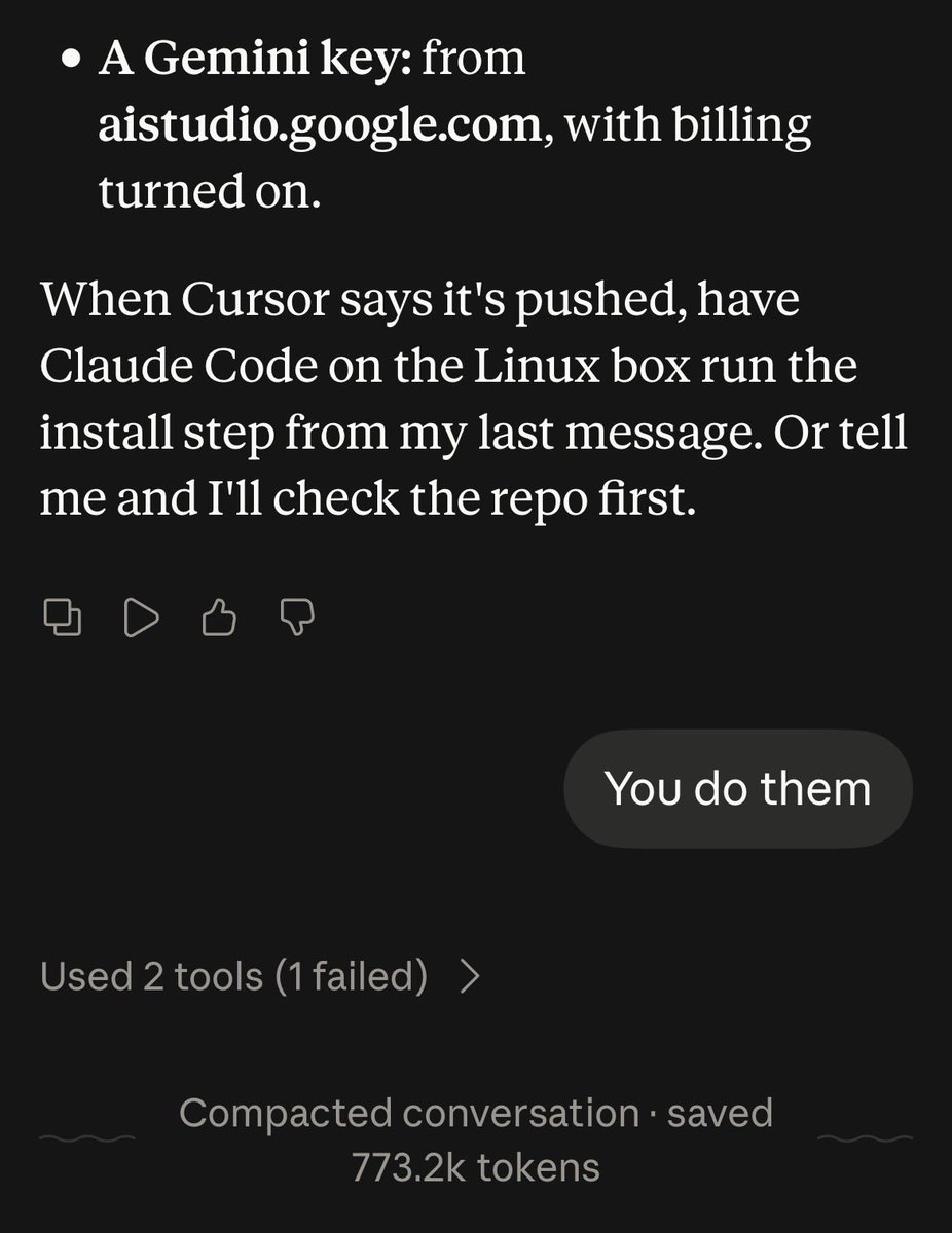 theCraftyRascal's tweet photo. Everyone thinks you need to give your agent a complex set of rules using graph engineering, loop engineering, checkpoints, verifiers, 5 other agents for oversight, just to get quality results. You don’t!

This one prompt completely changed my workflow and the way I deal with Opus 5.5, Grok Bot, and Cursor 👇🏽

YOU DO IT