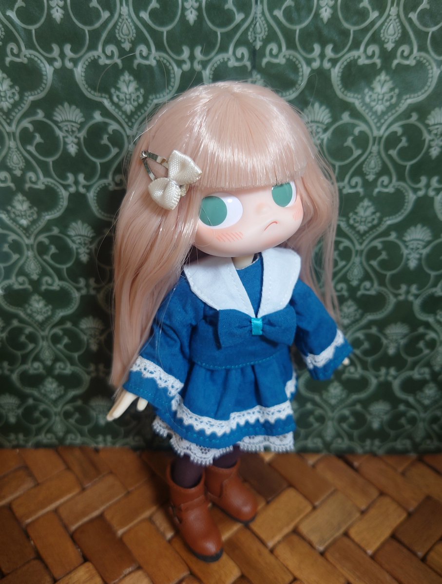 hibigen's tweet photo. ⚠️ミキシングドール注意⚠️
小さいZsigaちゃんもドール化。1枚目はnagiのボディ、2枚目はピコニーモDです。フィギュアもかわいいけど、やっぱりお着替えさせたくなるドール者です。 https://t.co/AWQZ7S6EAx