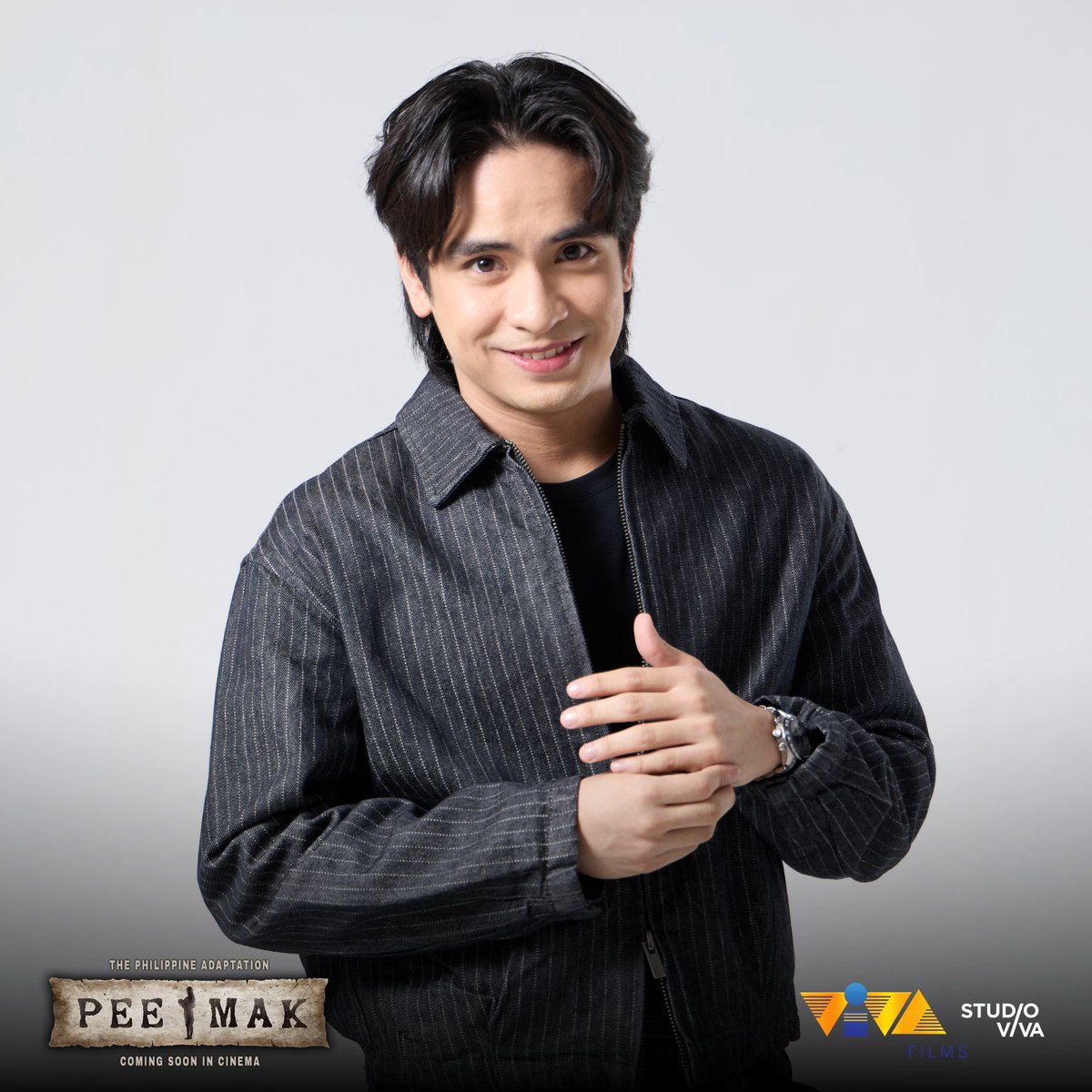 StudioVivaPH's tweet photo. Jairus Aquino as Ayong in the Philippine adaptation of PEE MAK!

𝗣𝗘𝗘 𝗠𝗔𝗞 starring Bea Binene and Wilbert Ross 💛 Kasama sina Vandolph, TJ Valderrama, Jairus Aquino, and introducing Gian Bernardino!

Directed by Victor Villanueva, DGPI

𝗢𝗖𝗧𝗢𝗕𝗘𝗥 𝟭𝟰 in cinemas https://t.co/yeU7c7XIoX