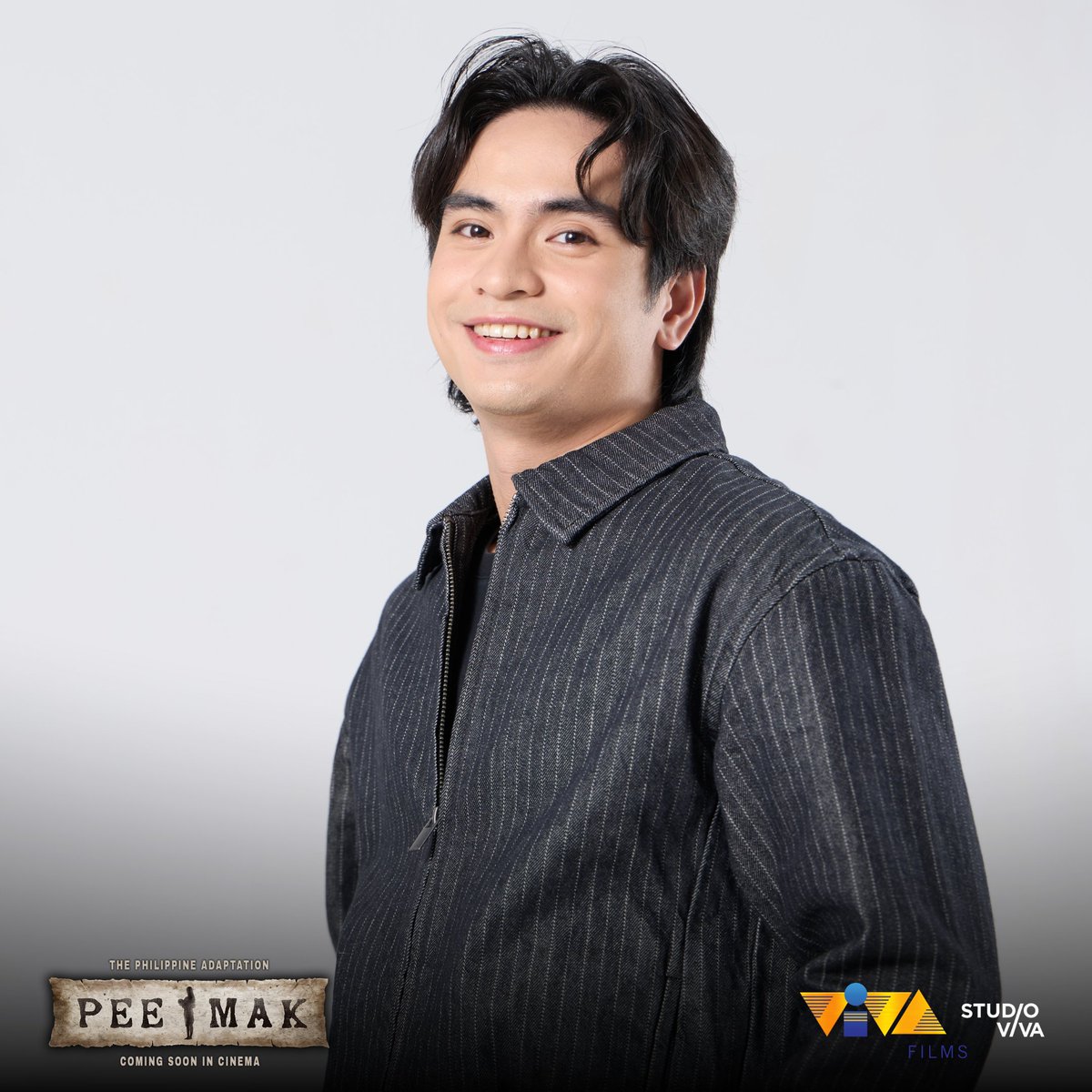 StudioVivaPH's tweet photo. Jairus Aquino as Ayong in the Philippine adaptation of PEE MAK!

𝗣𝗘𝗘 𝗠𝗔𝗞 starring Bea Binene and Wilbert Ross 💛 Kasama sina Vandolph, TJ Valderrama, Jairus Aquino, and introducing Gian Bernardino!

Directed by Victor Villanueva, DGPI

𝗢𝗖𝗧𝗢𝗕𝗘𝗥 𝟭𝟰 in cinemas https://t.co/yeU7c7XIoX