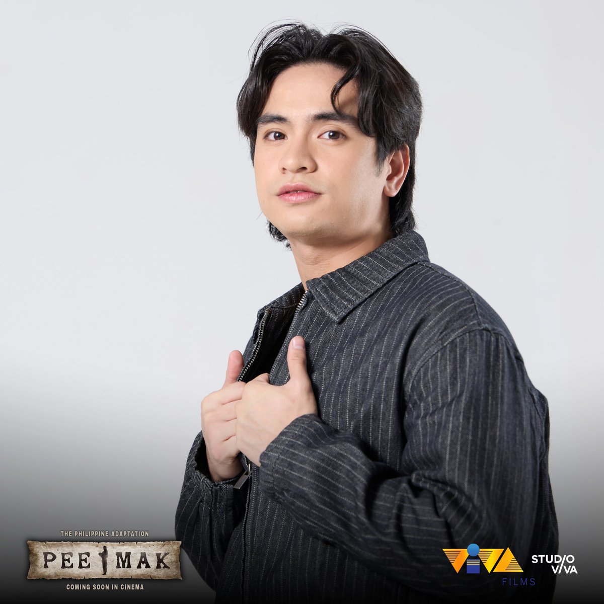 StudioVivaPH's tweet photo. Jairus Aquino as Ayong in the Philippine adaptation of PEE MAK!

𝗣𝗘𝗘 𝗠𝗔𝗞 starring Bea Binene and Wilbert Ross 💛 Kasama sina Vandolph, TJ Valderrama, Jairus Aquino, and introducing Gian Bernardino!

Directed by Victor Villanueva, DGPI

𝗢𝗖𝗧𝗢𝗕𝗘𝗥 𝟭𝟰 in cinemas https://t.co/yeU7c7XIoX