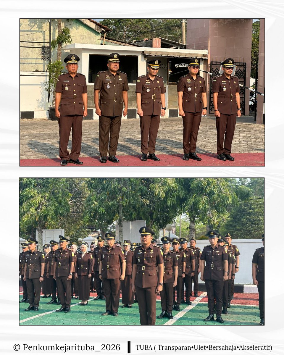 kejarituba's tweet photo. 🇮🇩 UPACARA PERINGATAN HARI KESAKTIAN PANCASILA TAHUN 2026

Kamis, 1 Oktober 2026, Kejaksaan Negeri Tulang Bawang melaksanakan Upacara Peringatan Hari Kesaktian Pancasila Tahun 2026 yang bertempat di halaman Kantor Kejaksaan Negeri Tulang Bawang. https://t.co/GVMMeGTaVN