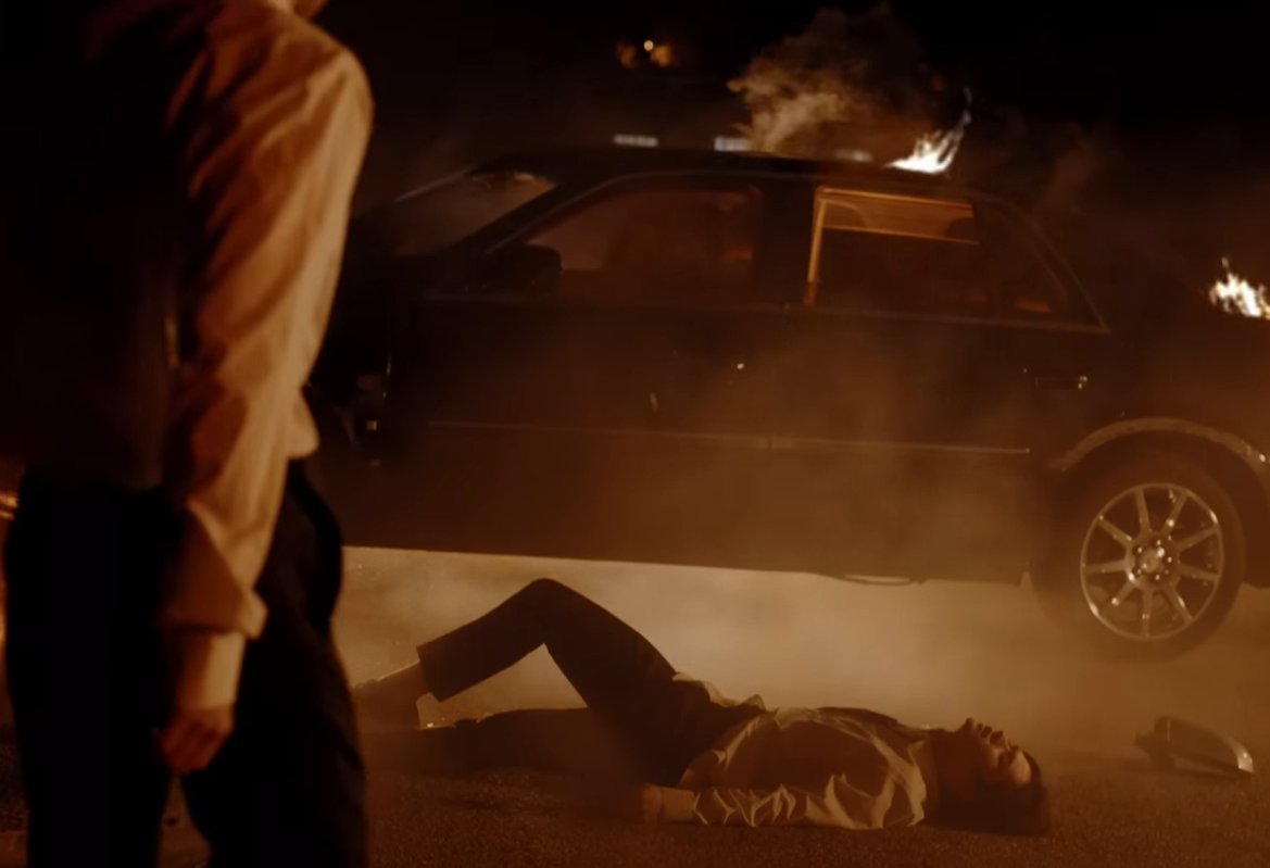 HANLlNO's tweet photo. why is minho always getting hit by a car in their gay mvs https://t.co/upRw9qMKh1