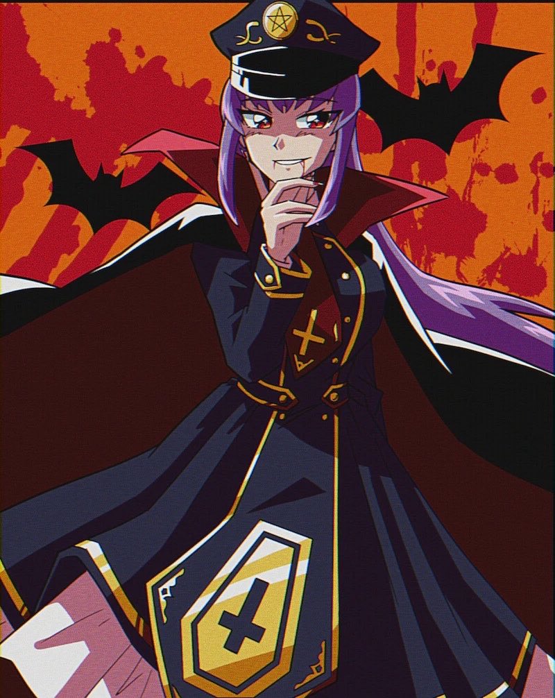 AuroZoro's tweet photo. What a wonderful month to have a curse~ 💜🩸 https://t.co/rjL76WPRrP