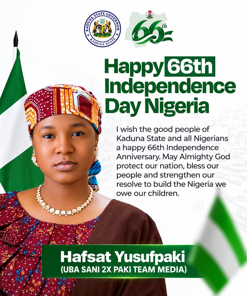 ArcDanmasani's tweet photo. Happy independent day Nigerian people

TINUBU MUST STAY https://t.co/KnxHHE6t2h