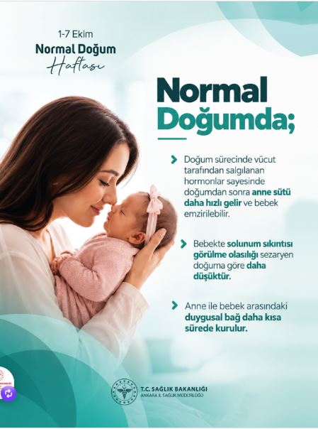 SincanAdsh's tweet photo. Normal Doğumda;
▫️Doğum sürecinde vücut tarafından salgılanan hormonlar sayesinde doğumdan sonra anne sütü daha hızlı gelir ve bebek emzirilebilir.
▫️Bebekte solunum sıkıntısı görülme olasılığı sezaryen doğuma göre daha düşüktür.

#NormalDoğumHaftası https://t.co/moPWFXp1Bn