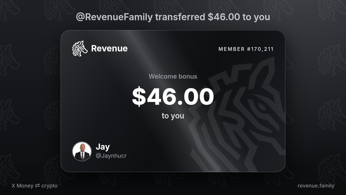 Jaynhucr's tweet photo. $46.00 posted to me by @RevenueFamily https://t.co/ygaa4U0klO