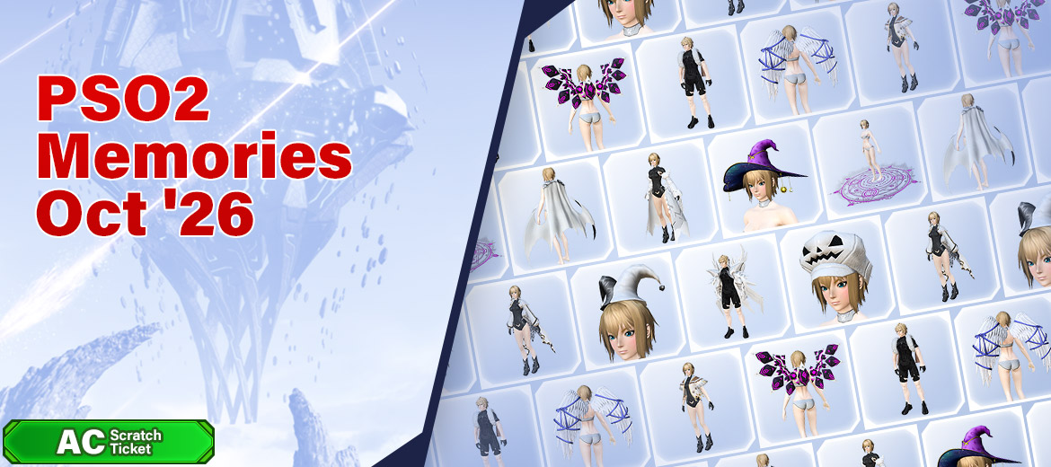 play_pso2's tweet photo. 🌈PSO2 Day is here!🌈

The AC Scratch Ticket: PSO2 Memories arrives with the PSO2 Day on the 21st of every month, bringing back previously released PSO2-spec avatar items!
The Emote: Lean On Hands returns in the Scratch Count Bonus!
https://t.co/d3HXt8DOc1
#NGS #PSO2NGS https://t.co/l9wjl326kL