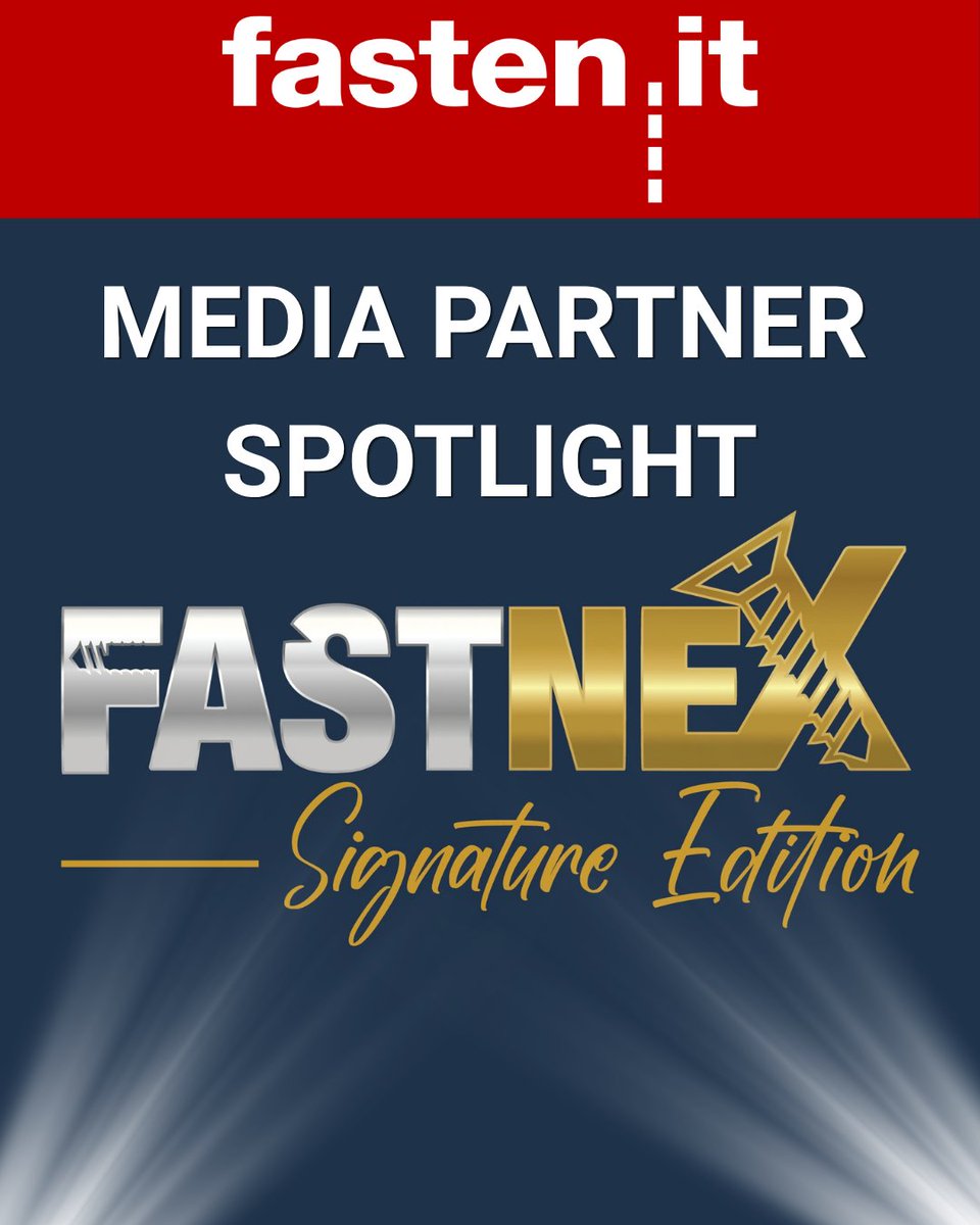 Fastenit's tweet photo. Media Partner Spotlight: FASTNEX 2027

https://t.co/42t756CDk5 is delighted to be a Media Partner of FASTNEX 2027!

8–10 February 2027
Bombay Exhibition Centre, Mumbai, India

Find out more and register now! https://t.co/Bq2zaViIjn

#fastenit #FASTNEX2027 #mediapartner #fasteners https://t.co/lD33GwY5f6