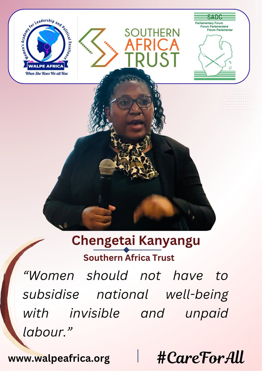 WALPEAfrica's tweet photo. Because no woman should have to choose between caring for those she loves and having the time, income and opportunities to build her own life.
#LetsGo5050 #CareForAll #ClimateJustice https://t.co/C5ADOptjak