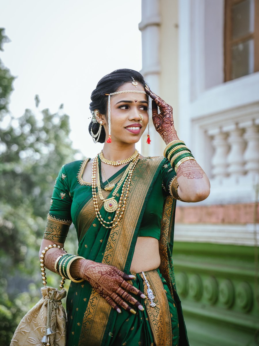 50mari's tweet photo. Bride @_siddhi. _. _

Makeup, hair &amp; drape @neelammakeupartistgoa 
Photography @brown_eye_photography https://t.co/wWPPzsHS0n